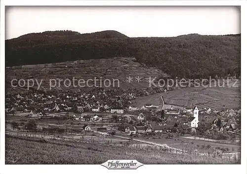 Pfaffenweiler Breisgau Totalansicht Kat. Pfaffenweiler