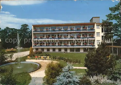 Bad Krozingen Sanatorium Rosenhof Kat. Bad Krozingen