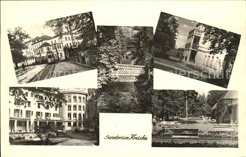 Kreischa Sanatorium Park Strassenbahn Kat. Kreischa Dresden