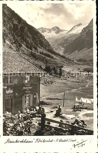 Ginzling Steinbockhaus Floitental Zillertaler Alpen Kat. Mayrhofen