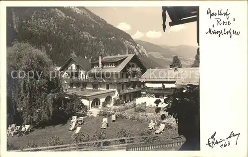 Mayrhofen Zillertal Gasthof Rose Kat. Mayrhofen