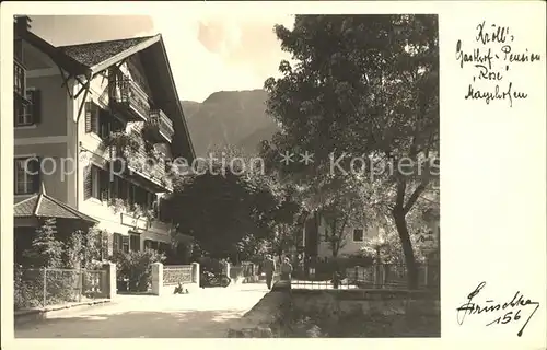 Mayrhofen Zillertal Kroells Gasthof Pension Rose Kat. Mayrhofen