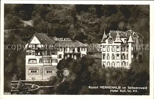 Bad Herrenalb Hotel Kull Kurort Schwarzwald Kat. Bad Herrenalb
