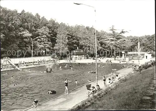 Crimmitschau Sommerbad im Sahnpark Schwimmbad Kat. Crimmitschau