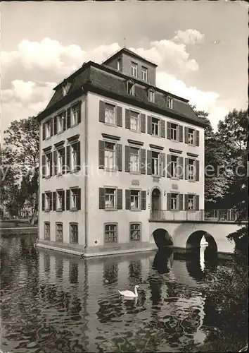 Frankfurt Main Historisches Museum Holzhausenpark Schwanenteich Kat. Frankfurt am Main