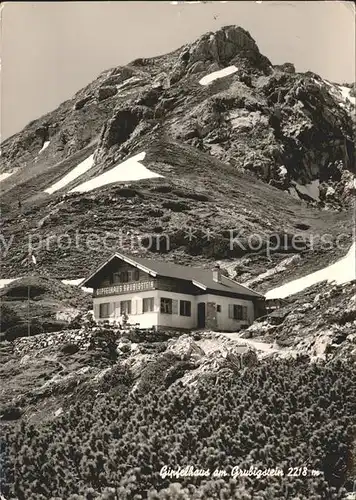 Lermoos Tirol Gipfelhaus am Grubigstein Berghaus Lechtaler Alpen Kat. Lermoos