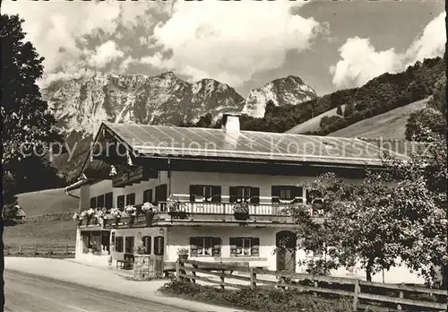 Ramsau Berchtesgaden Haus Jagerer Pension Alpen Kat. Ramsau b.Berchtesgaden
