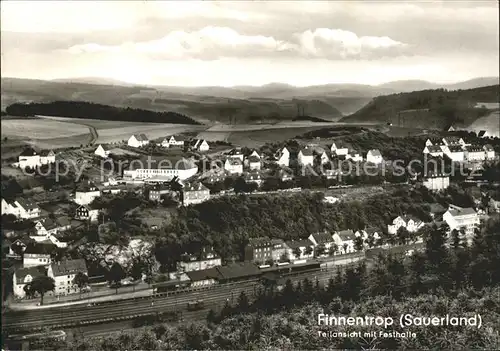 Finnentrop Teilansicht mit Festhalle Kat. Finnentrop