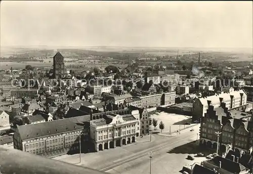 Rostock Mecklenburg Vorpommern Blick zum Ernst Thaelmann Platz Kat. Rostock