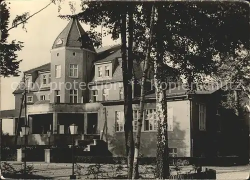 Lindau Anhalt FDGB Diaet Sanatorium Kat. Lindau Anhalt