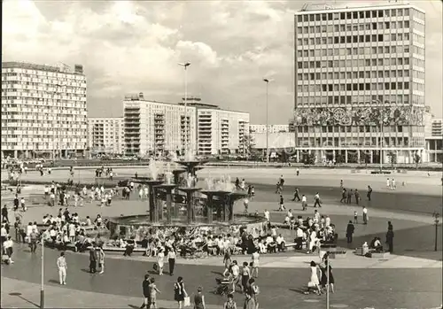 Berlin Alexanderplatz Hochhaus Hauptstadt der DDR Kat. Berlin