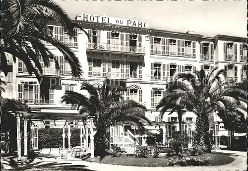 Menton Alpes Maritimes Hotel du Parc et le jardin Palmiers Kat. Menton