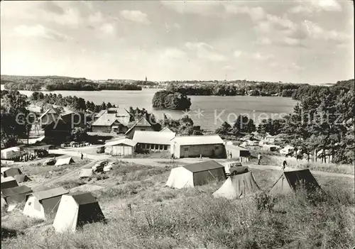 Feldberg Mecklenburg Zeltplatz Huettenberg Camping See Kat. Feldberger Seenlandschaft