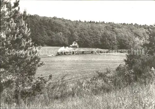 Seelvitz Schmalspurbahn Putbus Goehren Personenzug Dampflokomotive Kat. Zirkow