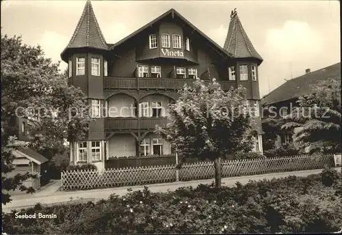 Bansin Ostseebad Villa Vineta Kat. Heringsdorf