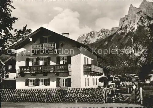 Mittenwald Karwendel Tirol Haus Zither Klang Kat. Schwaz