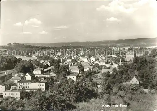 Dohna Sachsen Panorama Kat. Dohna Sachsen