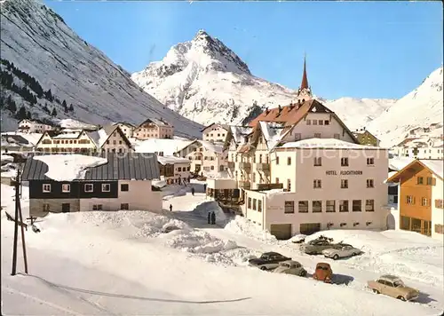 Galtuer Tirol Dorfstrasse Hotel Ballunspitze Wintersportplatz Kat. Galtuer