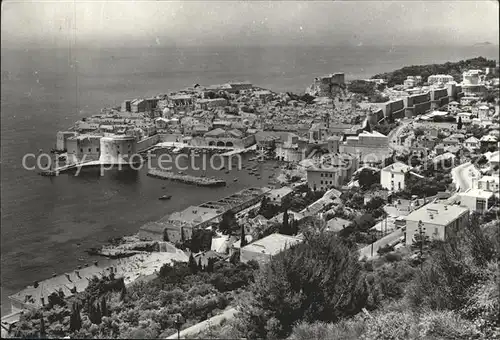 Dubrovnik Ragusa Panorama Hafen Festung Kat. Dubrovnik