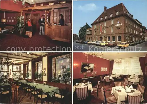 Muenster Westfalen Hotel Restaurant ueberwasserhof Kat. Muenster