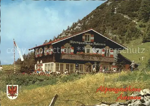 Eben Achensee Alpengasthof Astenau Wappen Kat. Eben am Achensee