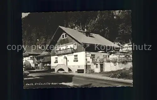 Biberwier Tirol Gasthaus Gruenstein Kat. Biberwier