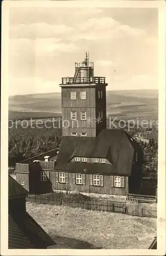 Fichtelberg Oberwiesenthal Wetterwarte Kat. Oberwiesenthal