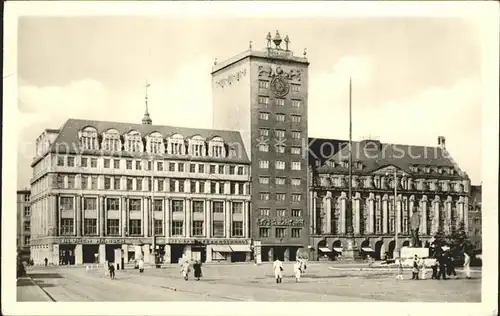 Leipzig Hochhaus am Karl Marx Platz Kat. Leipzig