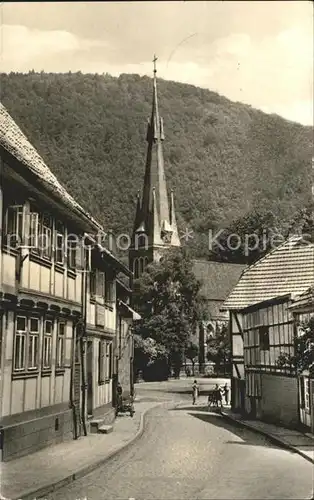 Ilfeld Suedharz Dorfpartie Obertor Kirche Kat. Ilfeld Suedharz