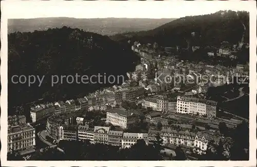 Karlsbad Eger Boehmen Gesamtansicht Kat. Karlovy Vary