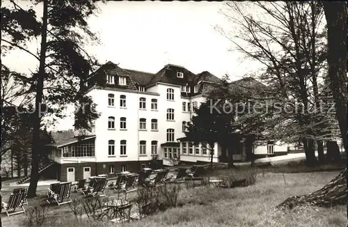 Wenzigerode Haus Ebersberg Erholungsheim Kat. Bad Zwesten