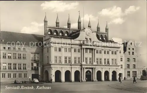 Rostock Mecklenburg Vorpommern Rathaus Kat. Rostock