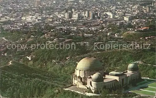 Los Angeles California Griffith Observatory and Planetarium Air view Kat. Los Angeles