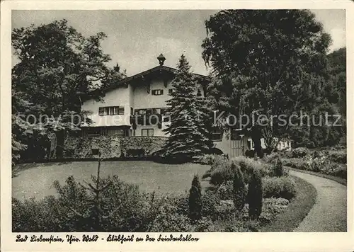 Bad Liebenstein Klubhaus an der Friedensallee Kat. Bad Liebenstein