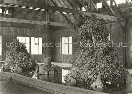 Bad Sulza Zerstaeuberhalle im Gradierwerk Karl Marx Kat. Bad Sulza