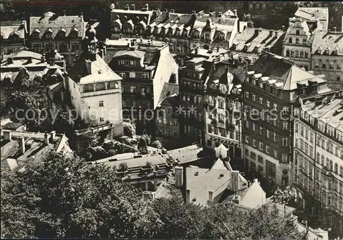 Karlovy Vary Pohled z vyhcazkove cesty na Jelenim skoku / Karlovy Vary /