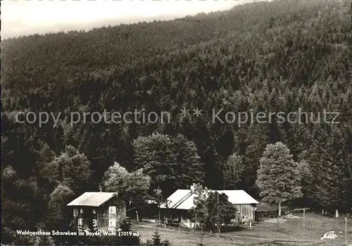 Drachselsried Waldgasthaus Schareben Kat. Drachselsried