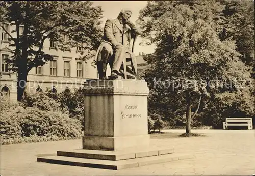 Zwickau Sachsen Robert Schumann Denkmal Kat. Zwickau