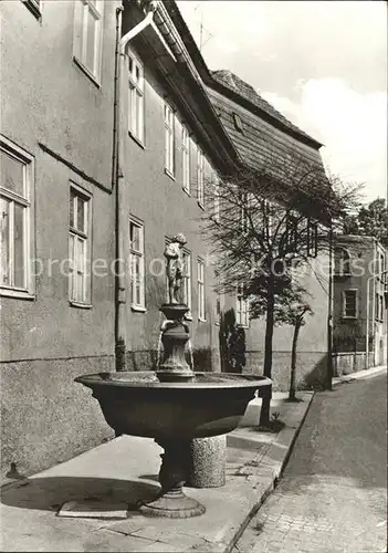 Apolda Brunnen in der August Bebel Strasse Kat. Apolda