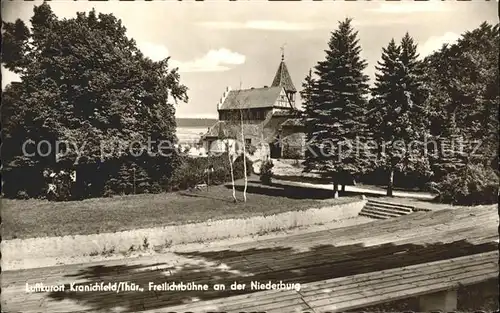 Kranichfeld Freilichtbuehne an der Niederburg Luftkurort Kat. Kranichfeld