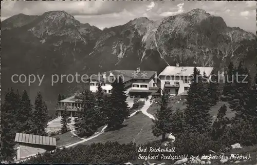Bad Reichenhall Berghotel Predigtstuhl und Hochstaufen Chiemgauer Alpen Kat. Bad Reichenhall