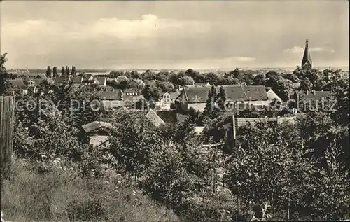 Hecklingen Stassfurt Blick ueber die Stadt / Hecklingen Stassfurt /Salzlandkreis LKR