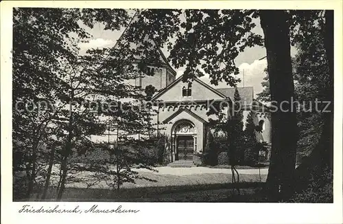 Friedrichsruh Aumuehle Mausoleum Kat. Aumuehle