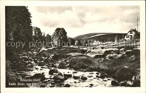 Schierke Harz Kalte Bode bei Oberschierke / Schierke Brocken /Harz LKR