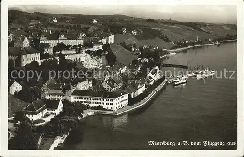 Meersburg Bodensee Fliegeraufnahme Kat. Meersburg