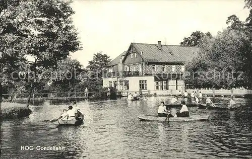 Jonsdorf HOG Gaststaette Gondelfahrt Kat. Kurort Jonsdorf