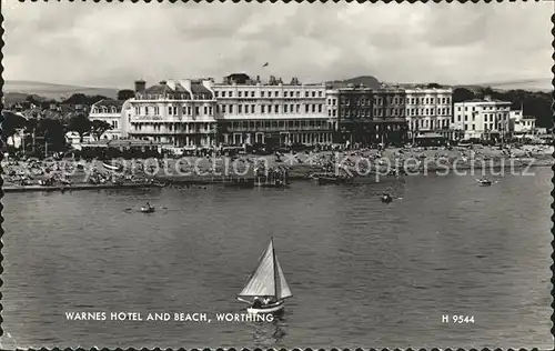 Worthing West Sussex Warnes Hotel and Beach / Worthing /West Sussex