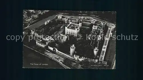 London Tower of London aerial view Kat. City of London