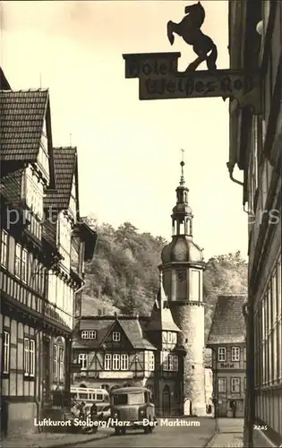 Stolberg Harz Marktturm Luftkurort Kat. Stolberg Harz