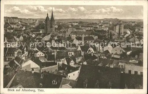 Altenburg Thueringen Blick ueber die Stadt Kat. Altenburg